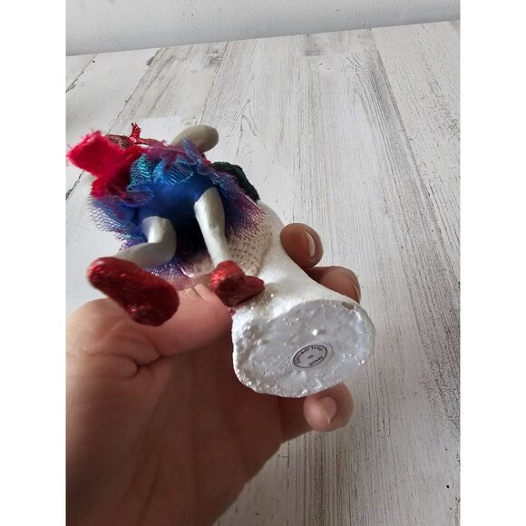 grandin road macie sugar plum mouse figurine RARE reindeer statue Xmas decor - Picture 6 of 8